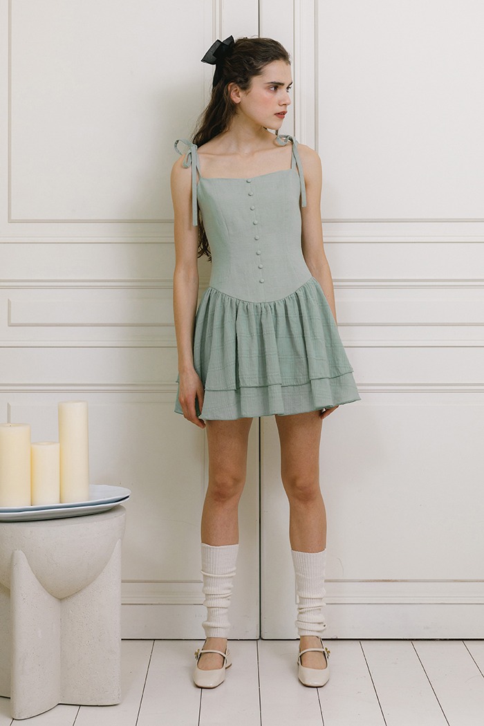 [Sample] Cotton ballerina dress (mint)
